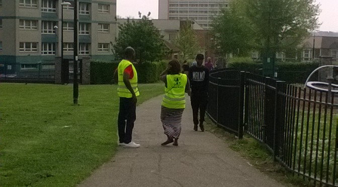 Peacemakers Patrols praying Peace on the Streets of Bristol once again…